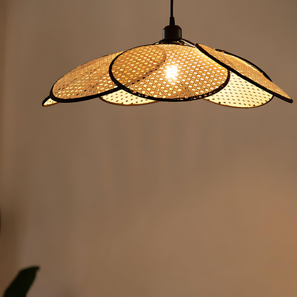 Japanese Bamboo Banquet Pendant Lamp