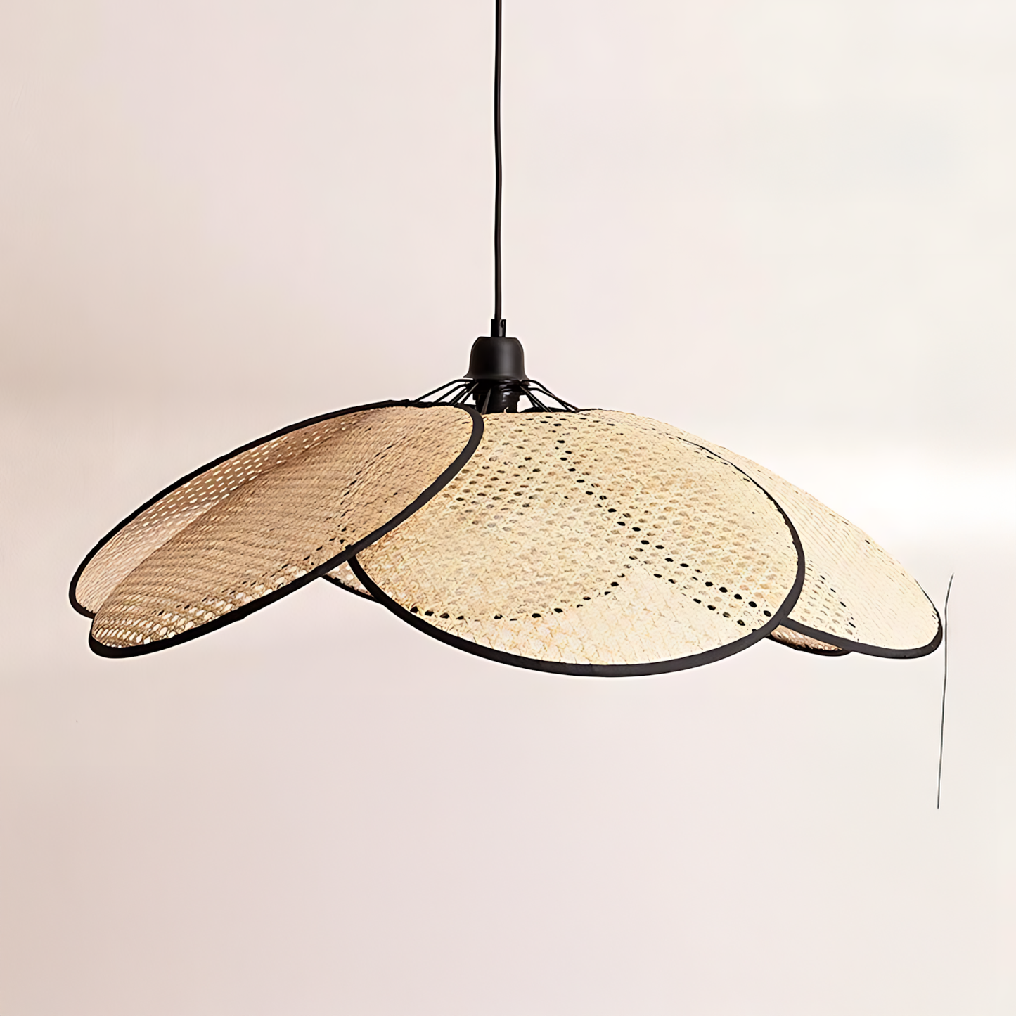 Japanese Bamboo Banquet Pendant Lamp