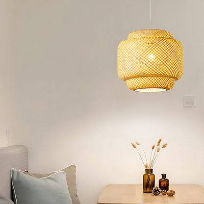 Japanese Bamboo Den Pendant Lamp