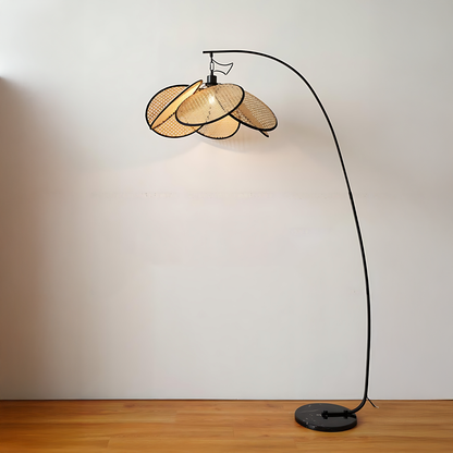 Japanese Bamboo Retreat Floor Lamp