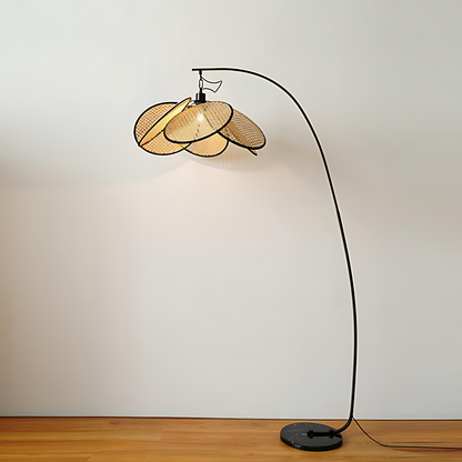 Japanese Bamboo Retreat Floor Lamp