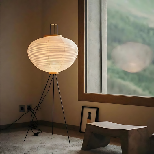 Japanese Paper Zen Floor Lamp