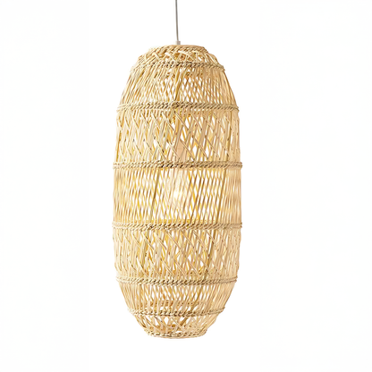 Japanese Rattan Gathering Pendant Lamp