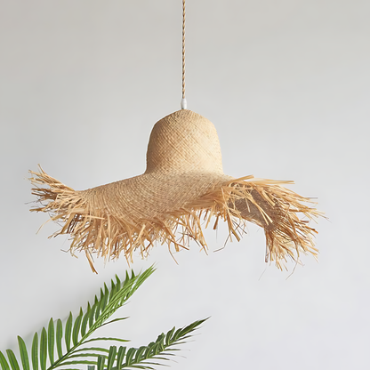 Japanese Rattan Living Pendant Lamp