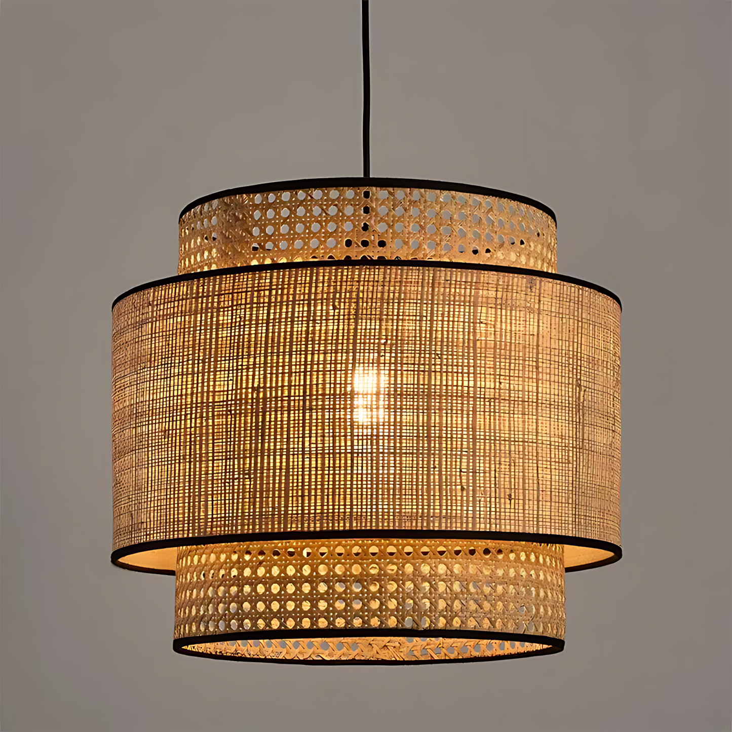 Japanese Rattan Snooze Pendant Lamp