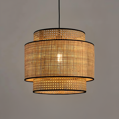 Japanese Rattan Snooze Pendant Lamp