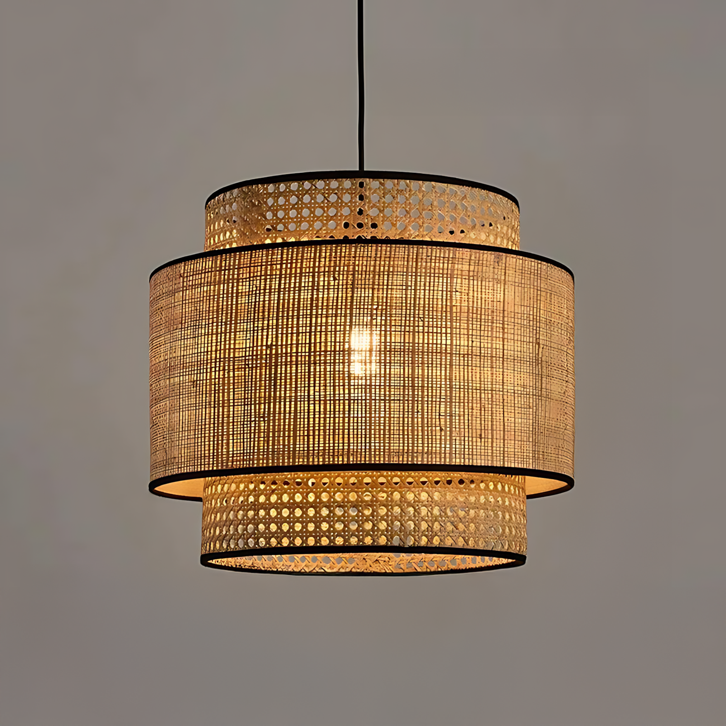 Japanese Rattan Snooze Pendant Lamp