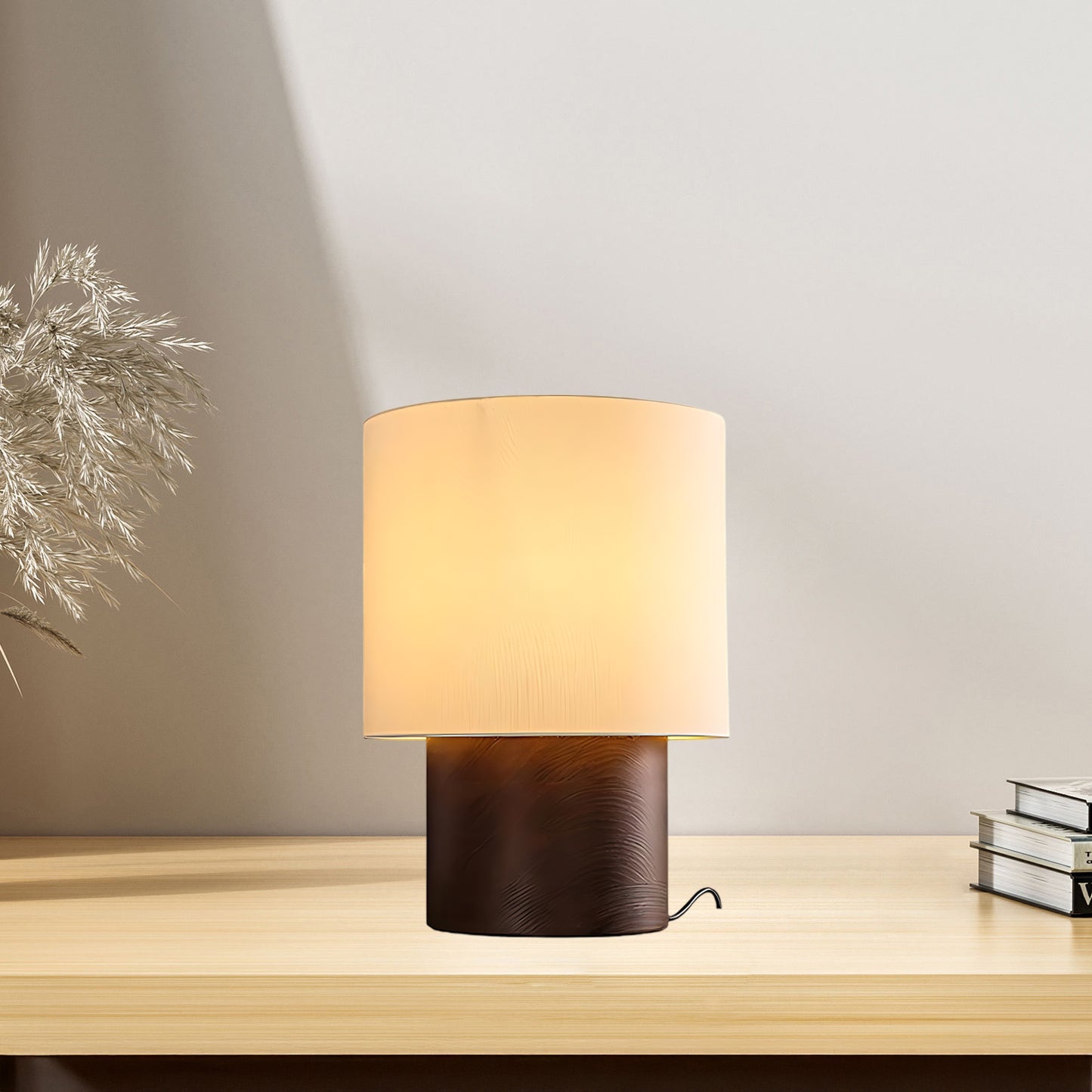 Japanese Wabi Sabi Classic Wood Table Lamp