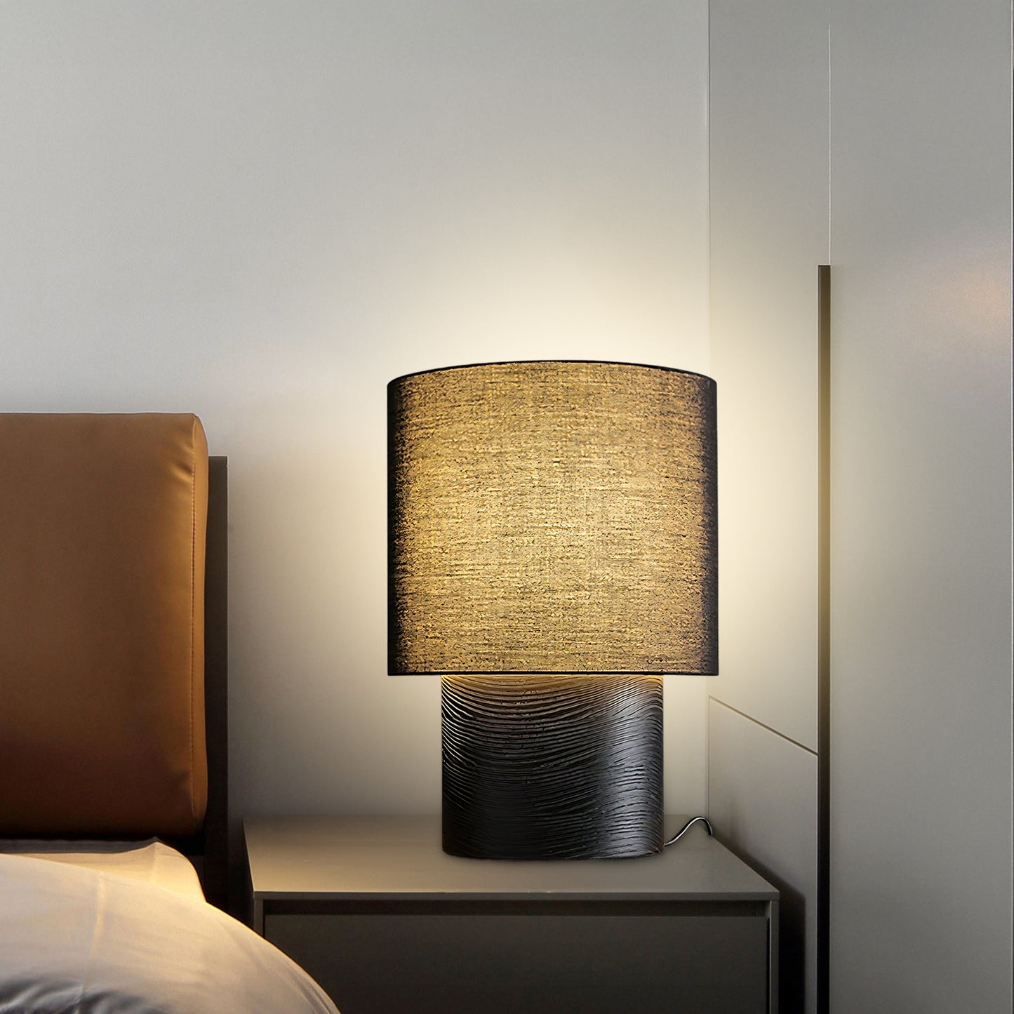 Japanese Wabi Sabi Classic Wood Table Lamp