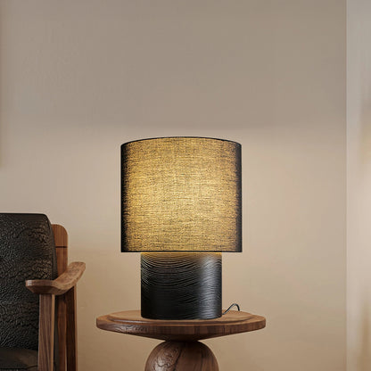 Japanese Wabi Sabi Classic Wood Table Lamp