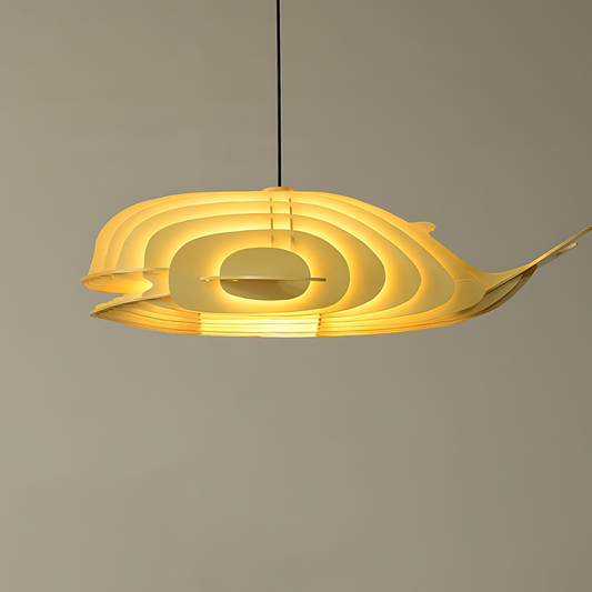 Japanese Wood Fish Sushi Pendant Lamp