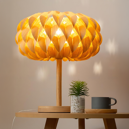 Japanese Wood Relaxation Table Lamp