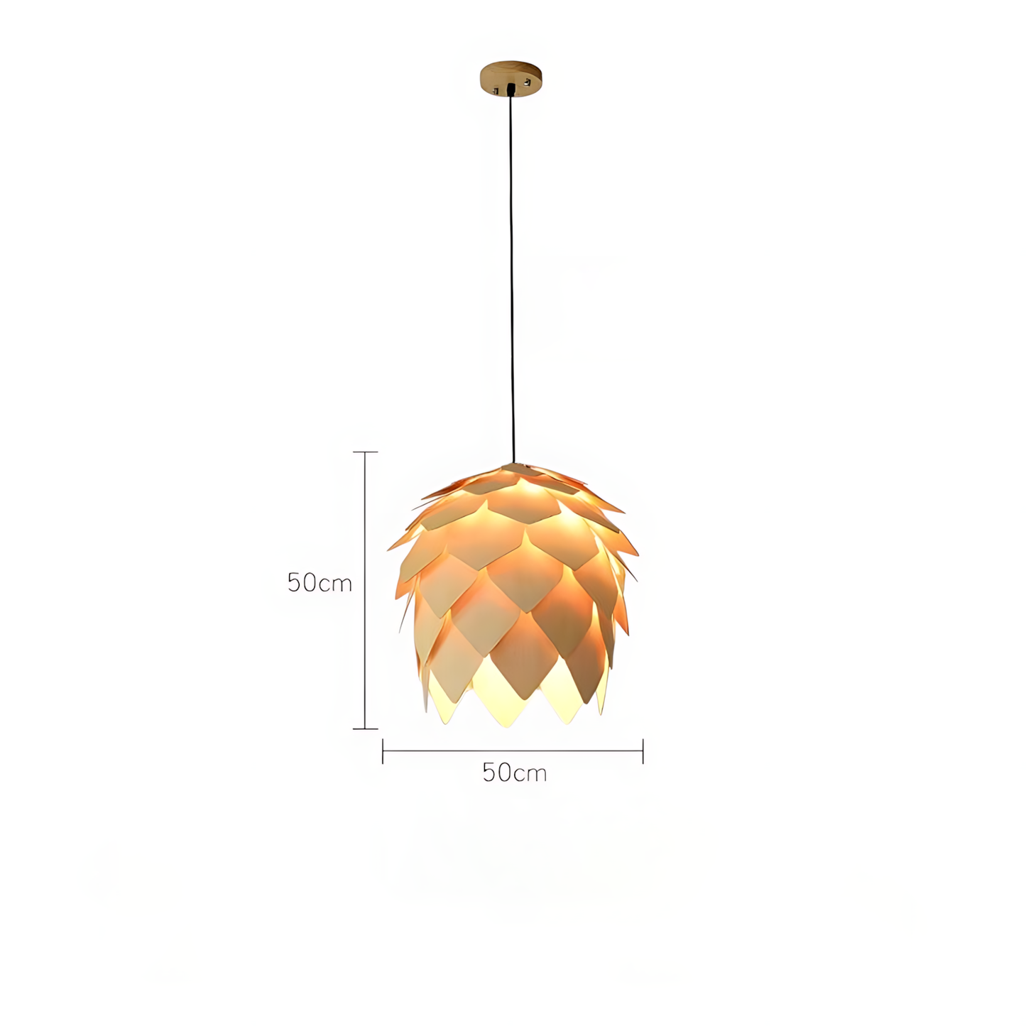 Japanese Wood Tatami Pendant Lamp