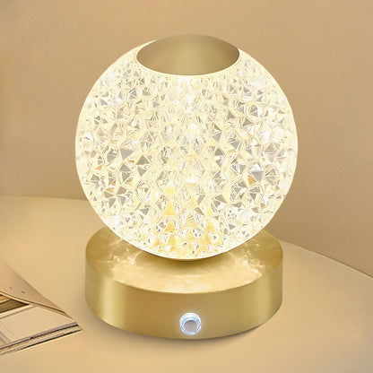 Jarin Diamond Built-in Battery Traditional Metal Table Lamp