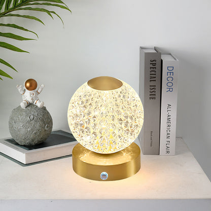 Jarin Diamond Built-in Battery Traditional Metal Table Lamp