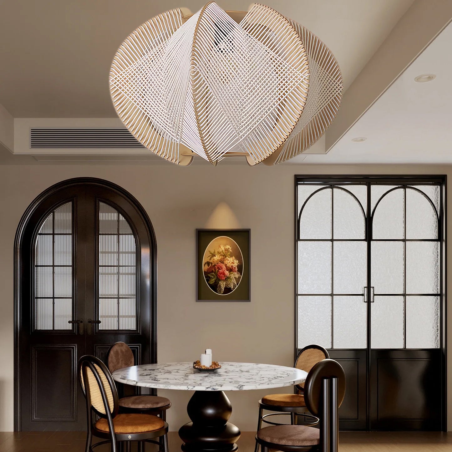 Java Eclectic Metal Pendant Light