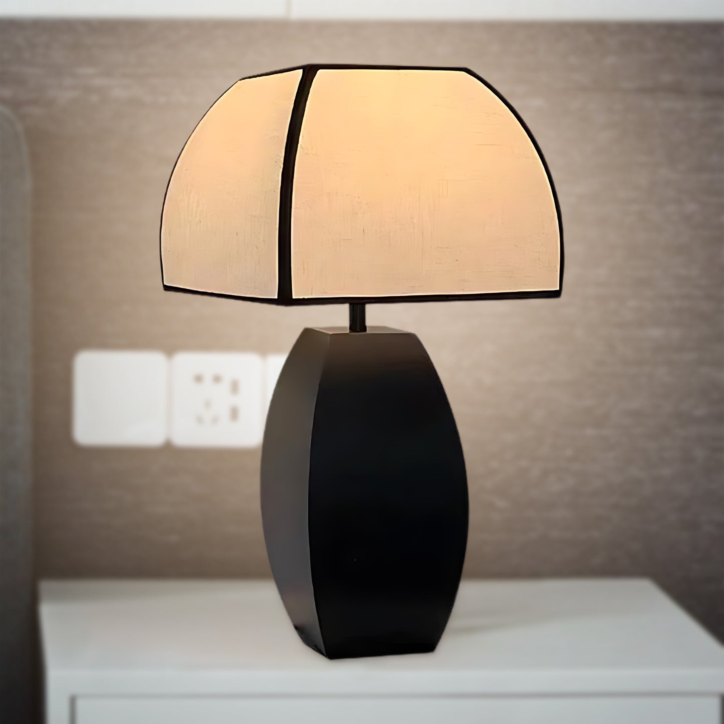 Javier Black Contemporary Metal Table Lamp