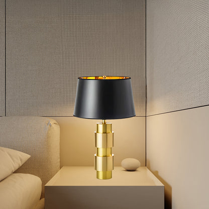 Jean Cylinder Contemporary Metal Table Lamp