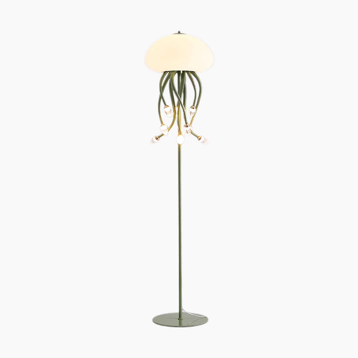 Jellyfish Eclectic Metal Floor Lamp