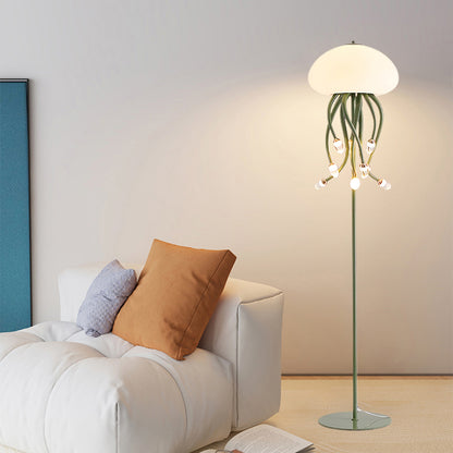 Jellyfish Eclectic Metal Floor Lamp