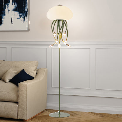 Jellyfish Eclectic Metal Floor Lamp