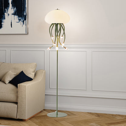 Jellyfish Eclectic Metal Floor Lamp