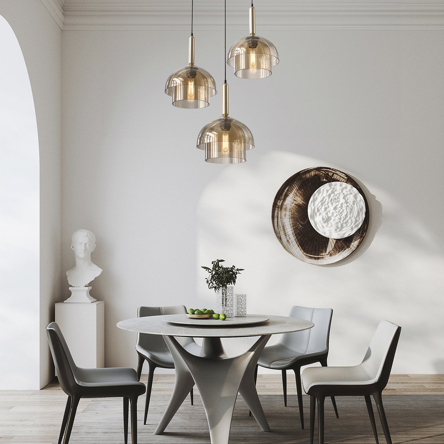 Jolly Modern Crystal Pendant Lamp