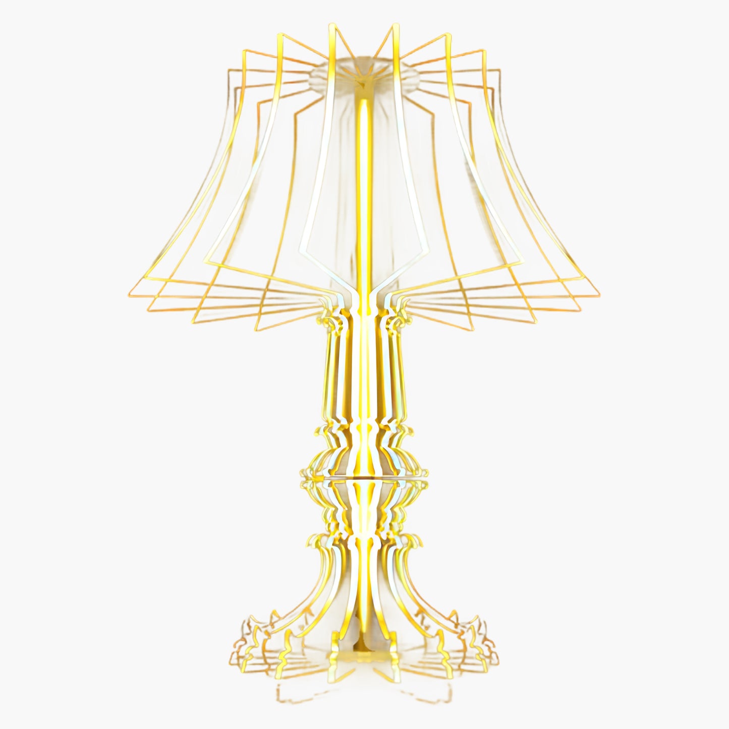 Josephine Table & Modern Metal Floor Lamp