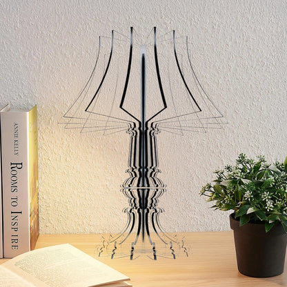 Josephine Table & Modern Metal Floor Lamp