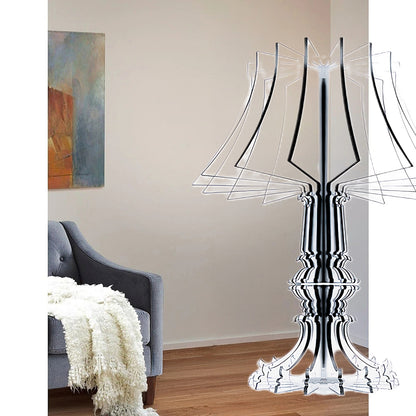 Josephine Table & Modern Metal Floor Lamp