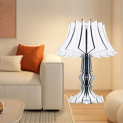 Josephine Table & Modern Metal Floor Lamp