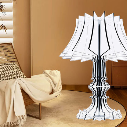 Josephine Table & Modern Metal Floor Lamp