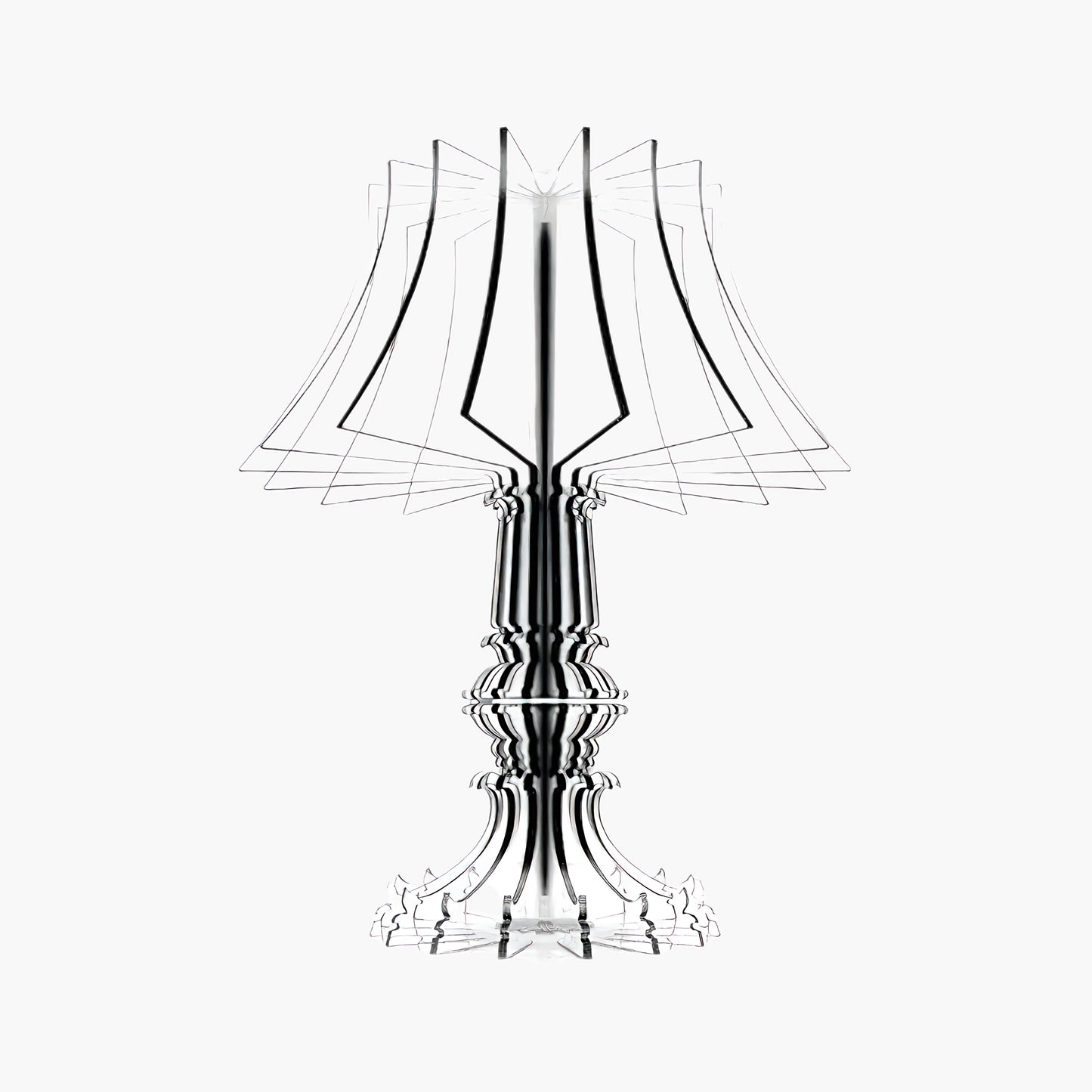 Josephine Table & Modern Metal Floor Lamp