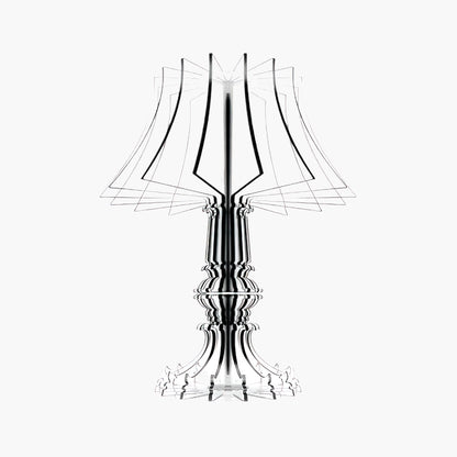 Josephine Table & Modern Metal Floor Lamp