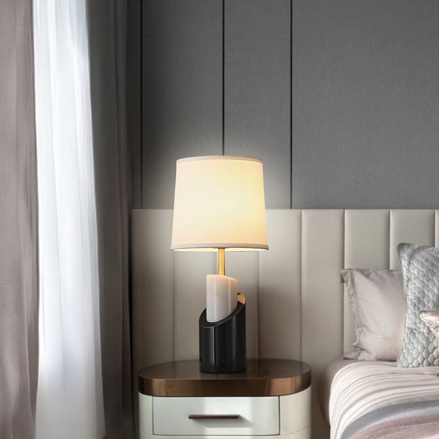 Jude Modern Brass Table Lamp