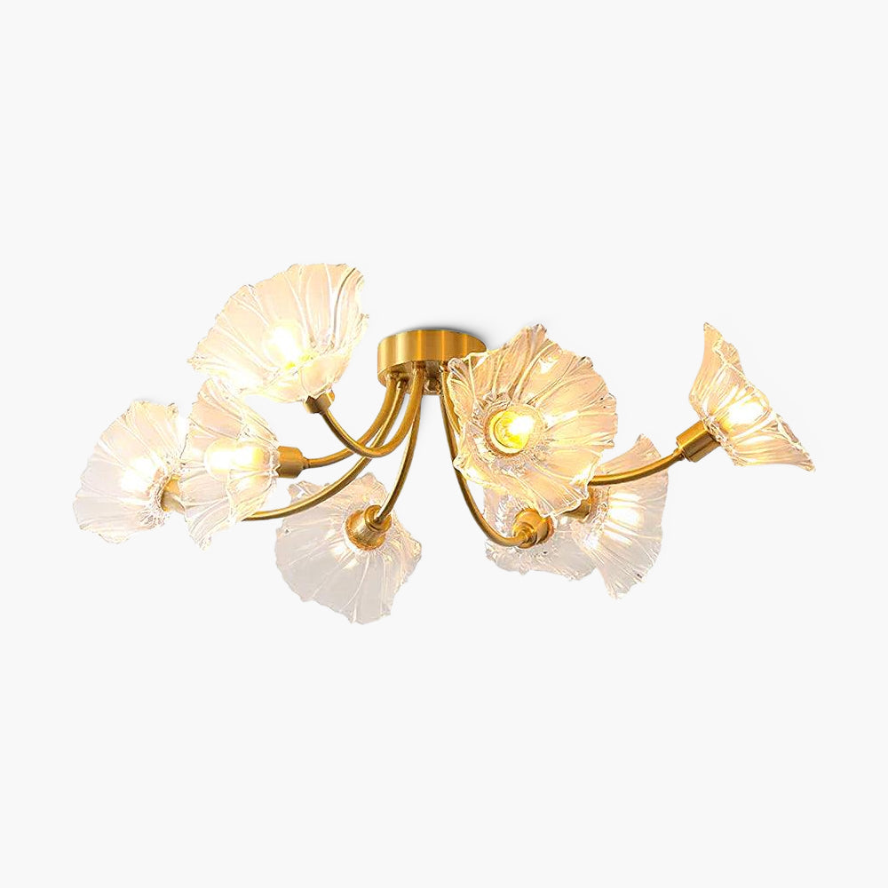 Kalin Flower Modern Crystal Ceiling Lamp