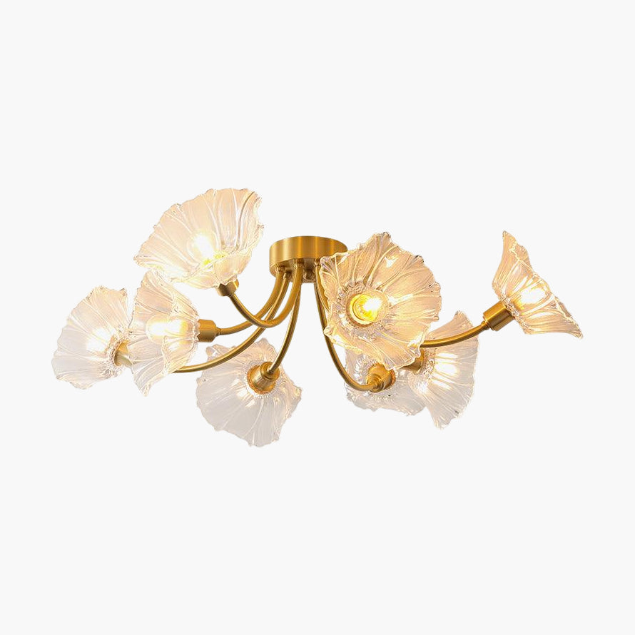 Kalin Flower Modern Crystal Ceiling Lamp