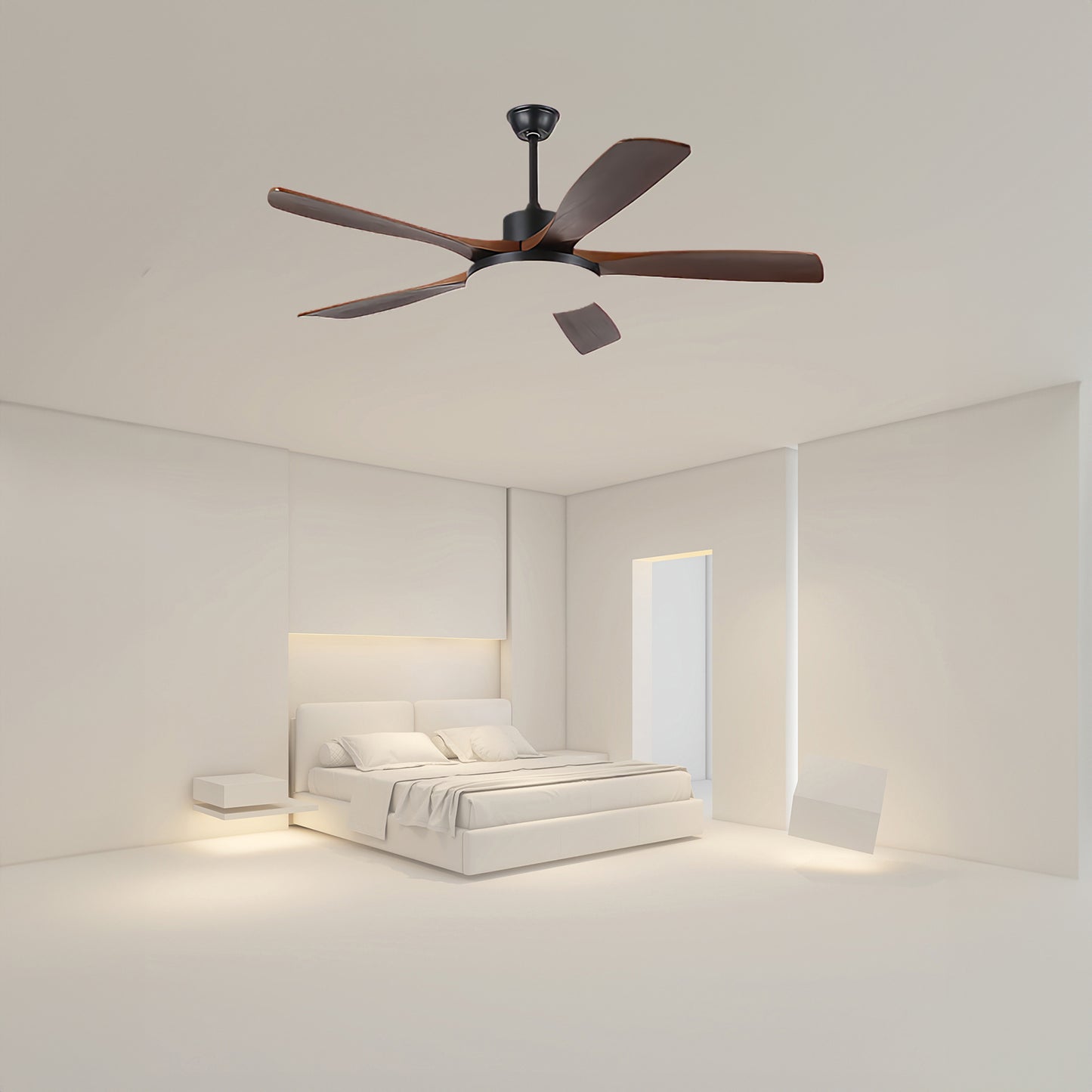 Keltis 4852 Modern Metal Ceiling Fan Light