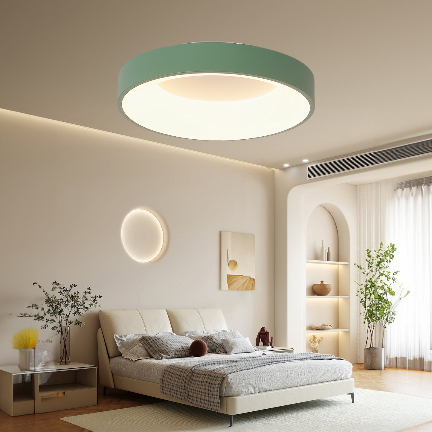 Keno Contemporary Metal Ceiling Lamp