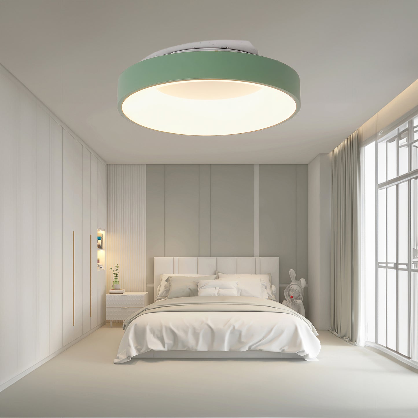 Keno Contemporary Metal Ceiling Lamp