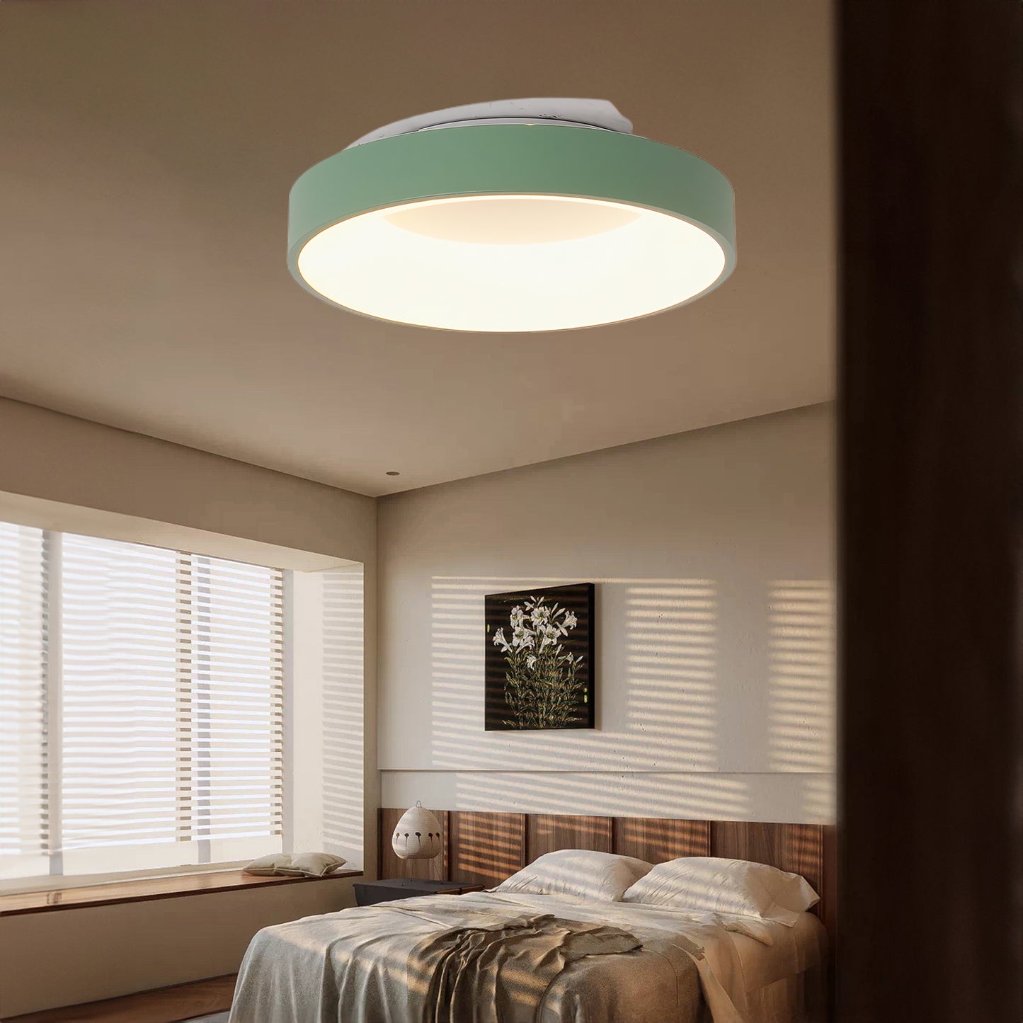 Keno Contemporary Metal Ceiling Lamp