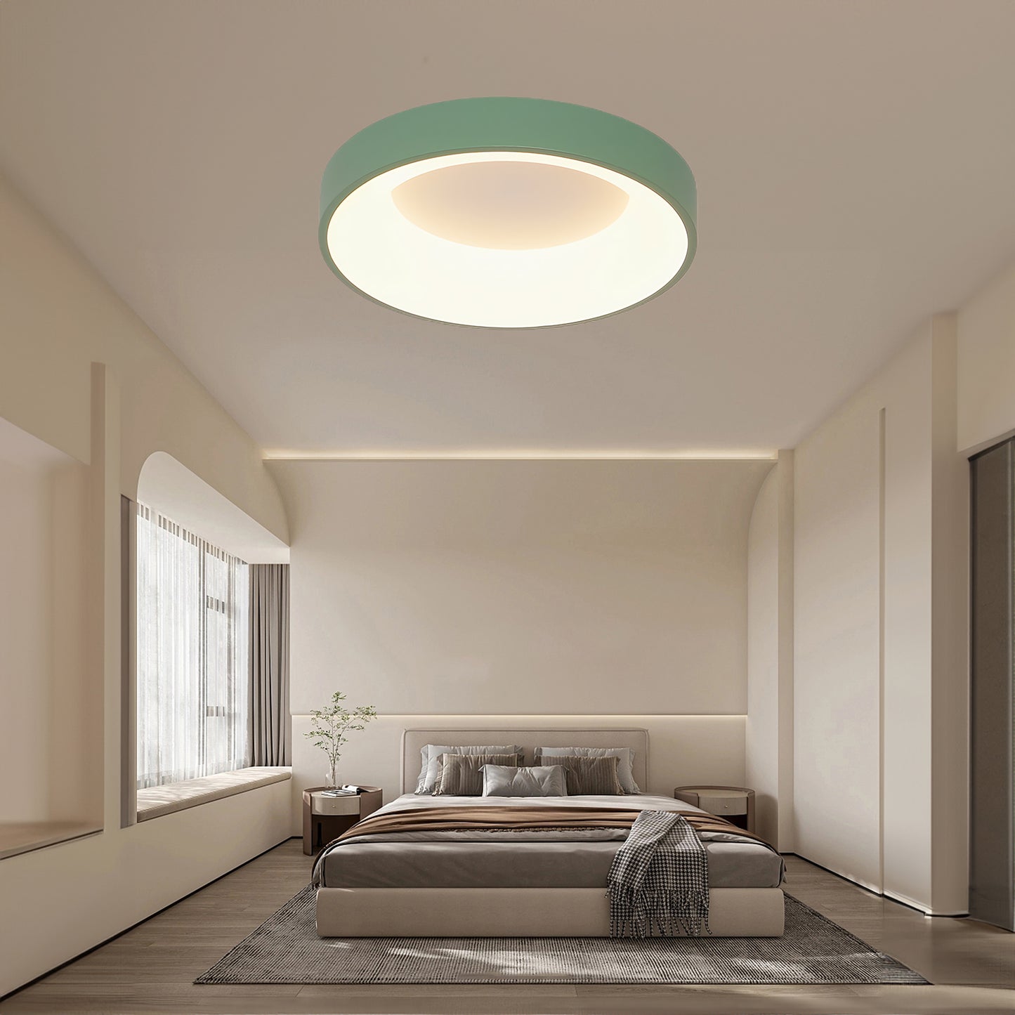 Keno Contemporary Metal Ceiling Lamp