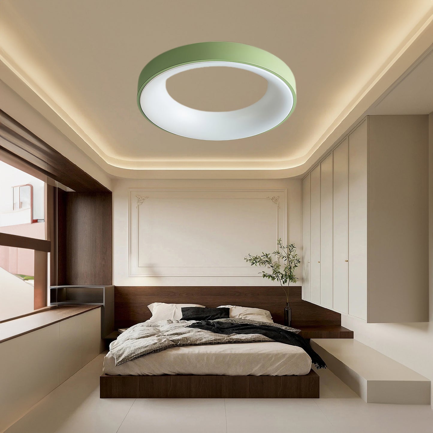 Keno Contemporary Metal Ceiling Lamp