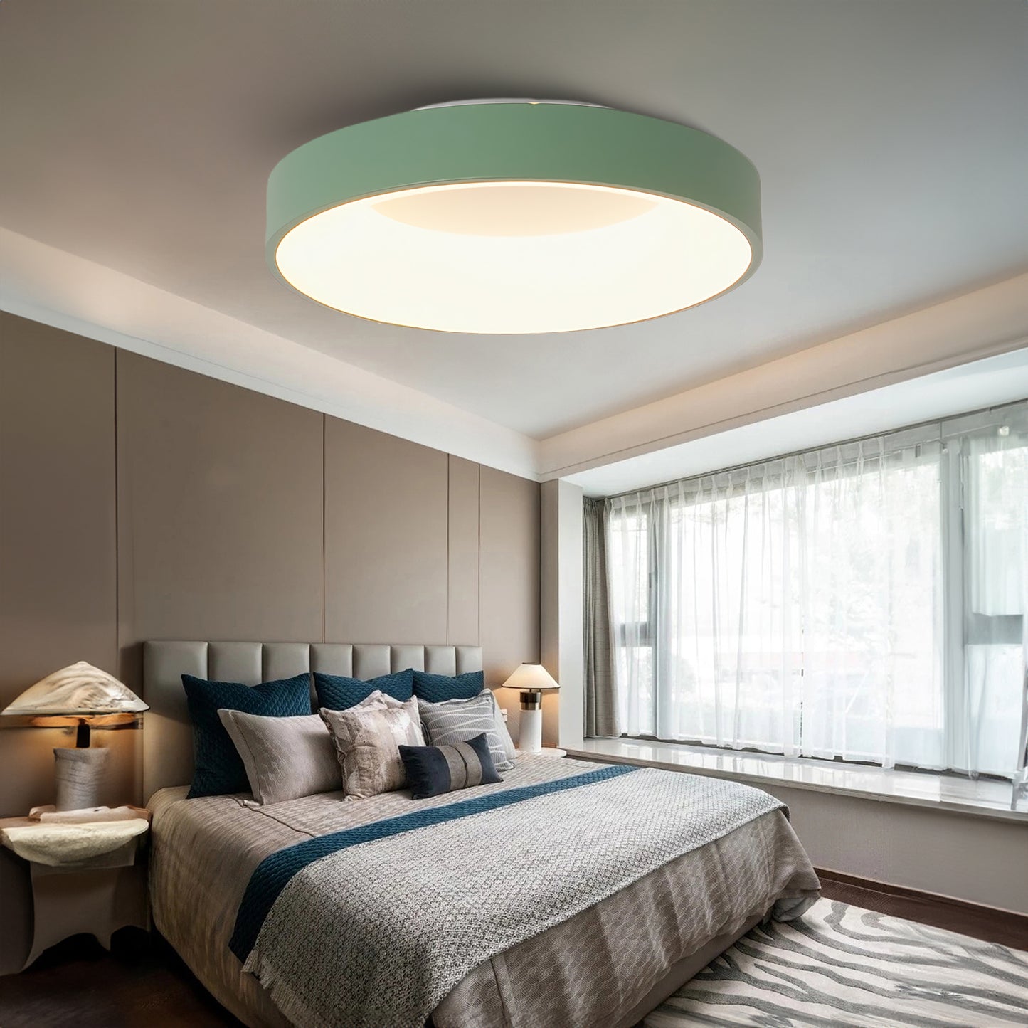 Keno Contemporary Metal Ceiling Lamp