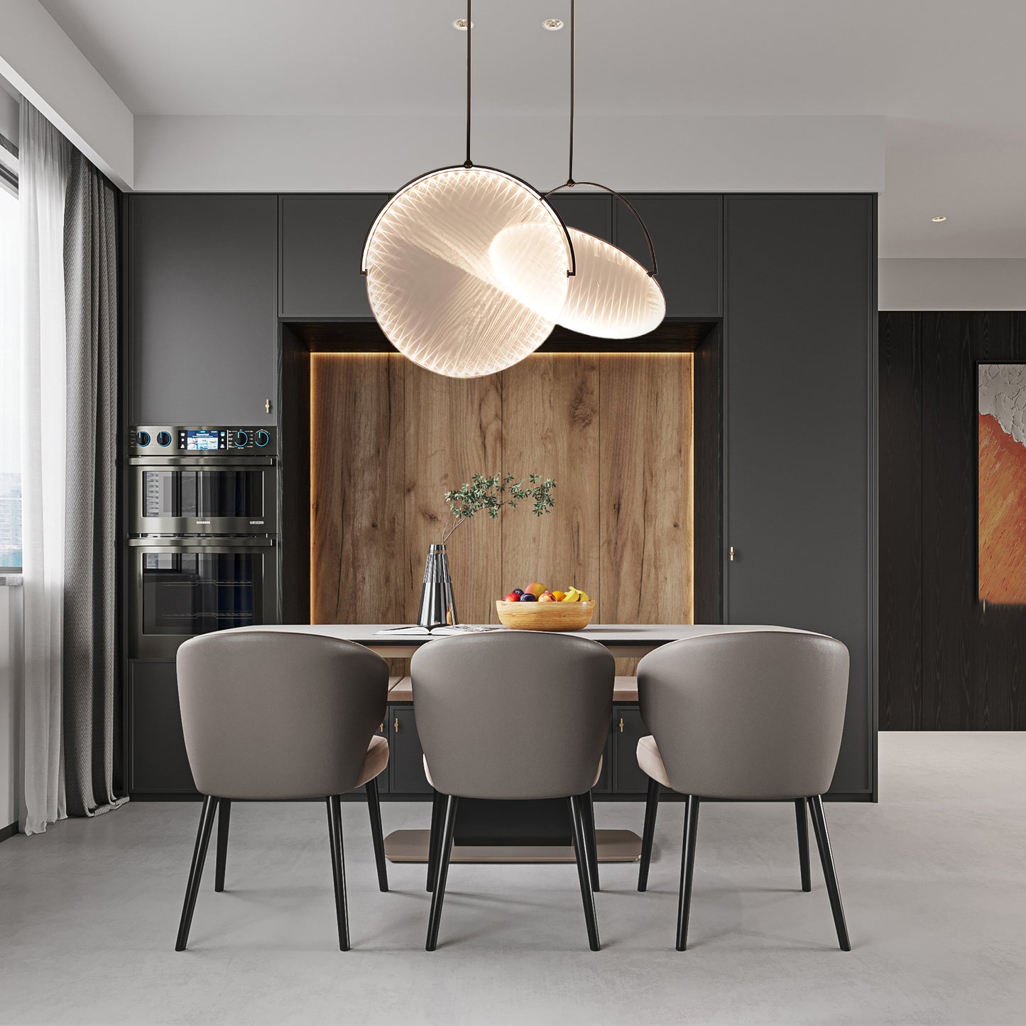 Kepler Eclectic Metal Pendant Light