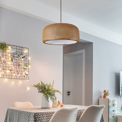 Khmara Resin Dome Retro Metal Pendant Lamp