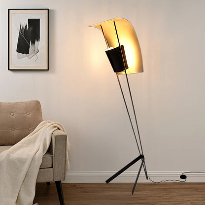 Kite Eclectic Metal Floor Lamp