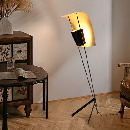 Kite Eclectic Metal Floor Lamp