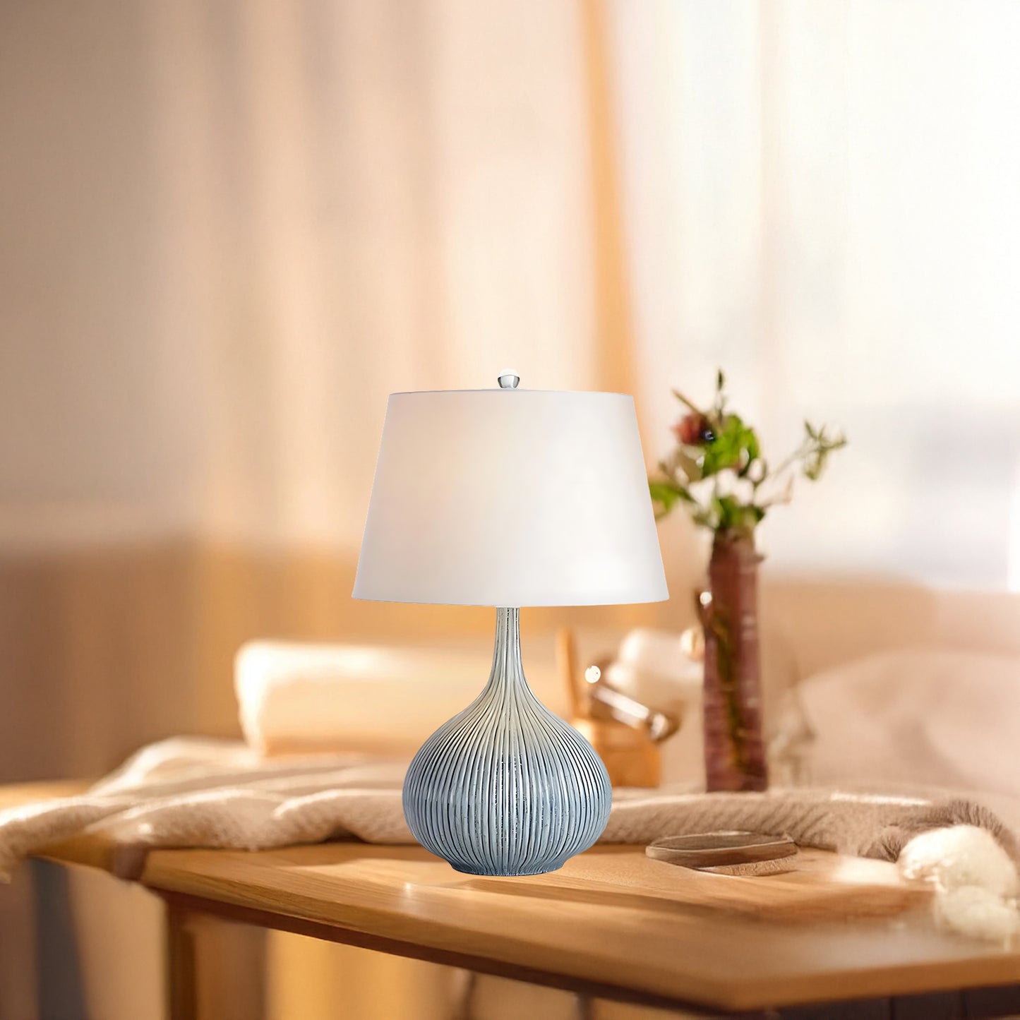 Kole Minimalist Ceramic Table Lamp