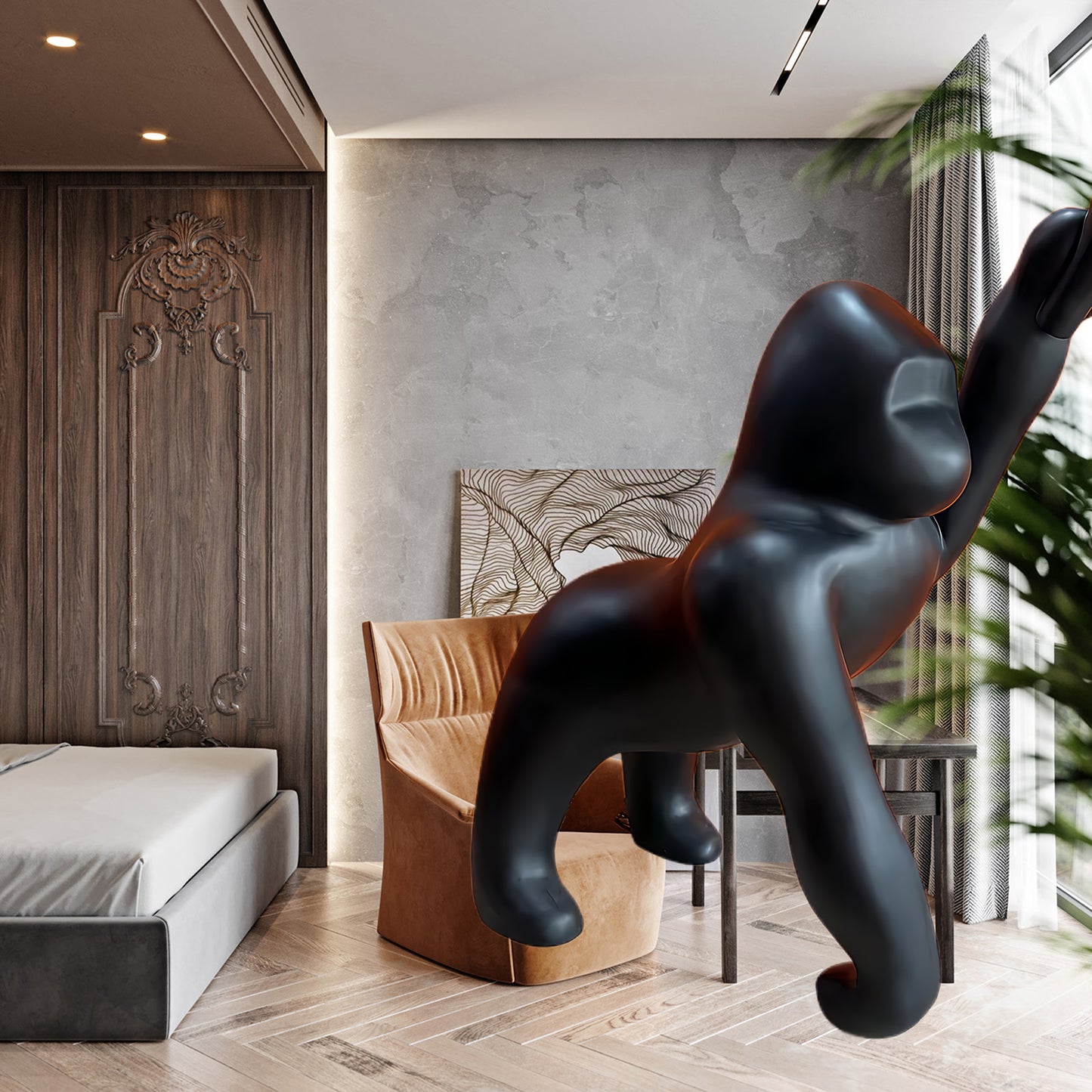 Kong Modern Metal Floor Lamp